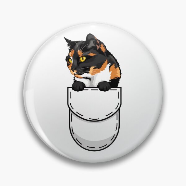 Item preview, Calico Cat in Pocket Graphic designed and sold by Dmo3HarkoArt.