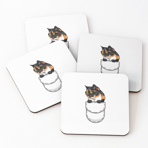 Item preview, Calico Cat in Pocket Graphic designed and sold by Dmo3HarkoArt.