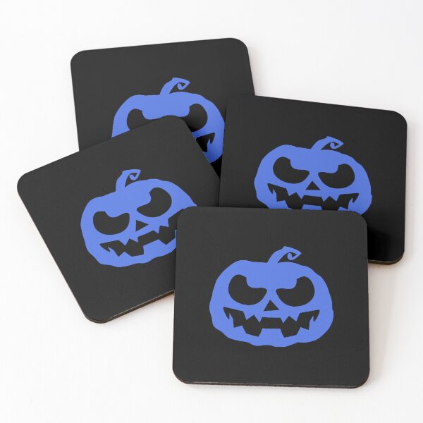 Item preview, Royal Blue Jack O Lantern Halloween Pumpkin Graphic designed and sold by pattern-archive.