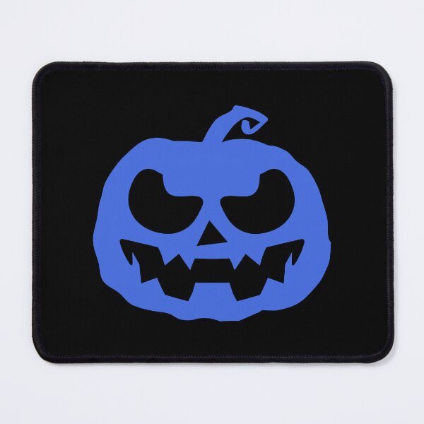 Item preview, Royal Blue Jack O Lantern Halloween Pumpkin Graphic designed and sold by pattern-archive.