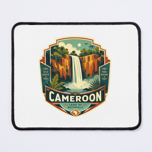 Item preview, Cameroon Land Of Waterfalls African Travel Nature Explorer Homeland Gift designed and sold by Simsimah26Parks.