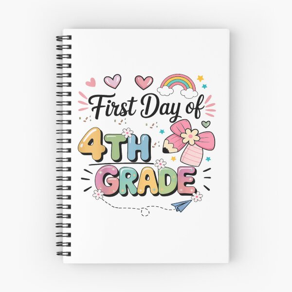 Item preview, Colorful First Day of Fourth Grade designed and sold by ethancooper399.