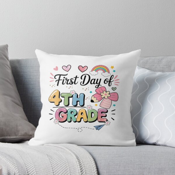 Item preview, Colorful First Day of Fourth Grade designed and sold by ethancooper399.