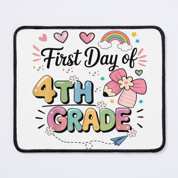 Item preview, Colorful First Day of Fourth Grade designed and sold by ethancooper399.