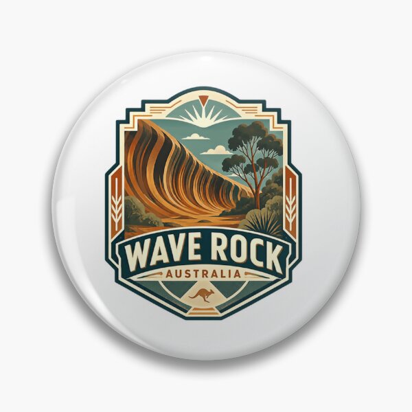 Item preview, Wave Rock Australia Natural Landmark Travel designed and sold by Simsimah26Parks.