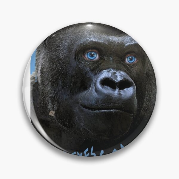 Item preview, Blue Eyes Gorilla (by ACCI) designed and sold by VanyssaGraphics.