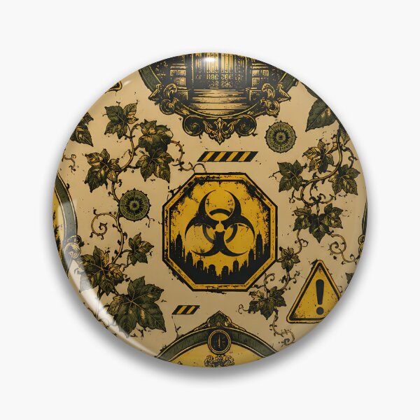 Item preview, Outbreak Warning Wallpaper Pattern designed and sold by agearb.