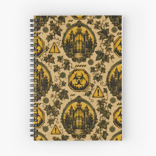 Item preview, Outbreak Warning Wallpaper Pattern designed and sold by agearb.