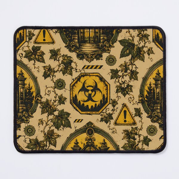 Item preview, Outbreak Warning Wallpaper Pattern designed and sold by agearb.