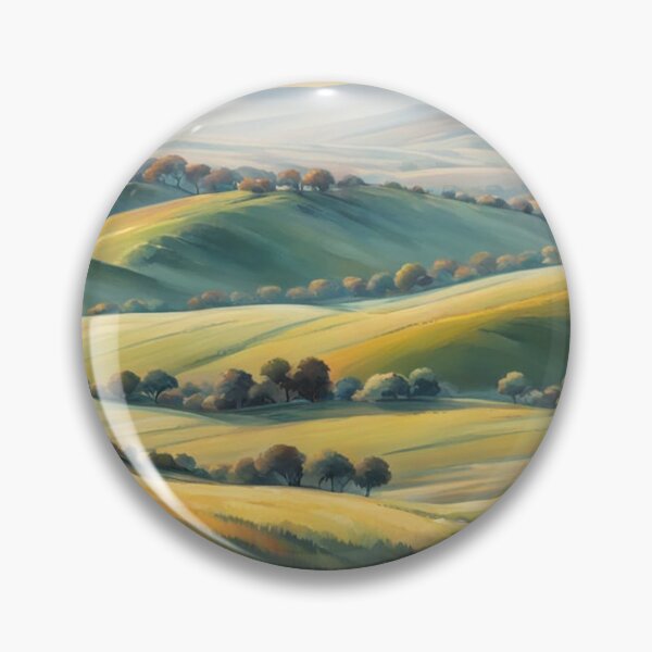 Item preview, Morning Over Soft Valleys designed and sold by Undersea Ai Art.