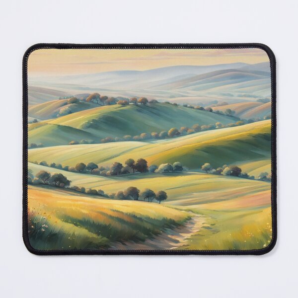 Item preview, Morning Over Soft Valleys designed and sold by Undersea Ai Art.