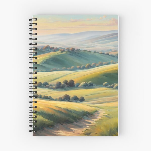Item preview, Morning Over Soft Valleys designed and sold by Undersea Ai Art.