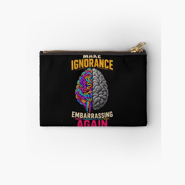 Item preview, Make Ignorance Embarrassing Again Funny Critical Thinking Science Shirt designed and sold by La-Nuna.