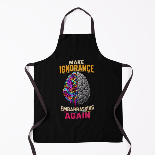 Item preview, Make Ignorance Embarrassing Again Funny Critical Thinking Science Shirt designed and sold by La-Nuna.