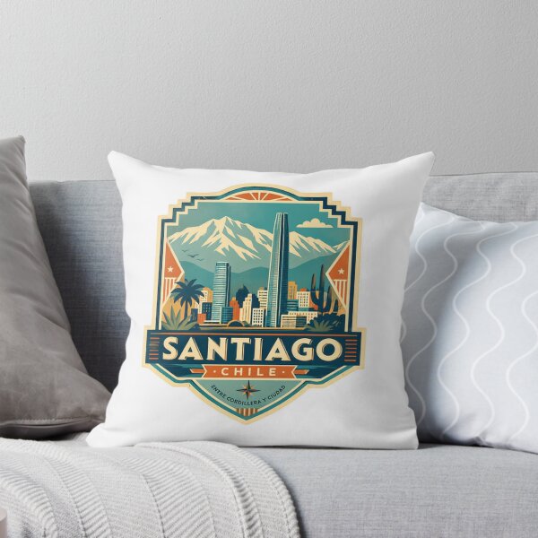 Item preview, Santiago Chile Entre Cordillera Y Ciudad Travel Souvenir South America designed and sold by Simsimah26Parks.