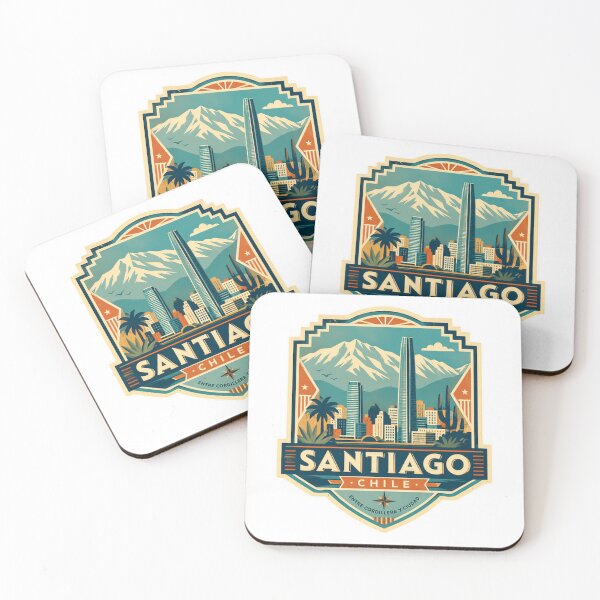 Item preview, Santiago Chile Entre Cordillera Y Ciudad Travel Souvenir South America designed and sold by Simsimah26Parks.