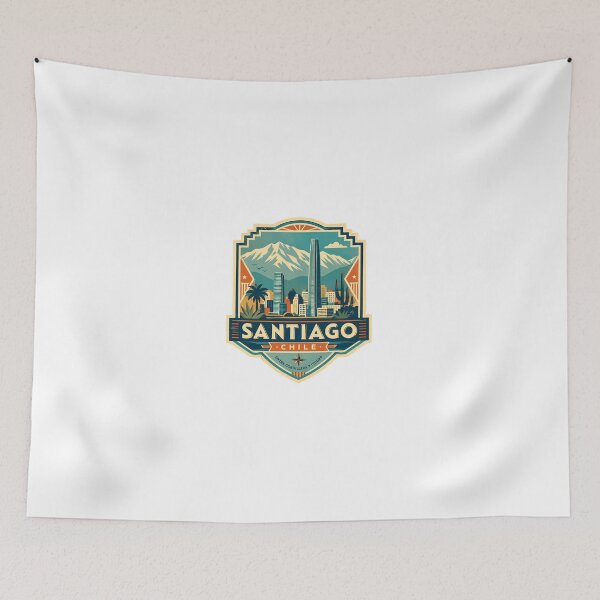Item preview, Santiago Chile Entre Cordillera Y Ciudad Travel Souvenir South America designed and sold by Simsimah26Parks.