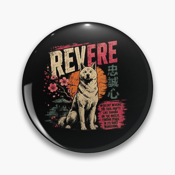 Item preview, Revere Akita Dog Japanese Loyalty Wisdom Pet Lover designed and sold by SkeletonsDanger.