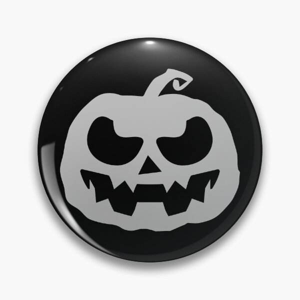 Item preview, Silver Jack O Lantern Halloween Pumpkin Graphic designed and sold by pattern-archive.