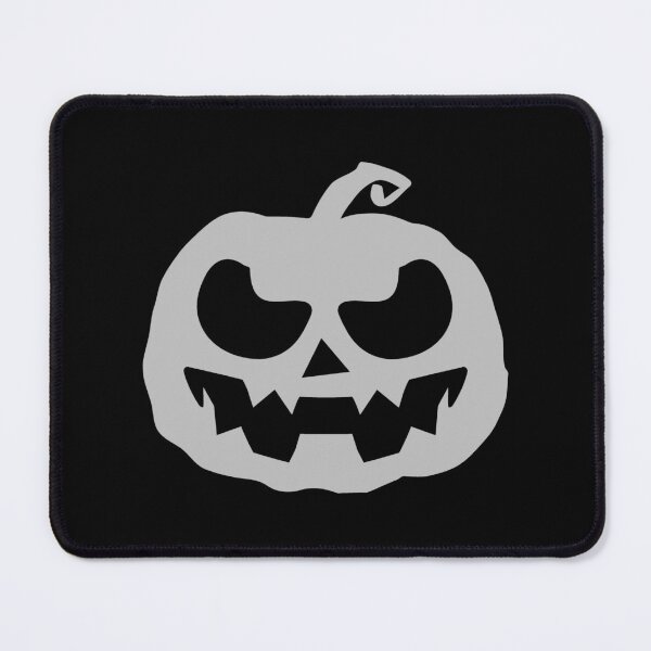 Item preview, Silver Jack O Lantern Halloween Pumpkin Graphic designed and sold by pattern-archive.