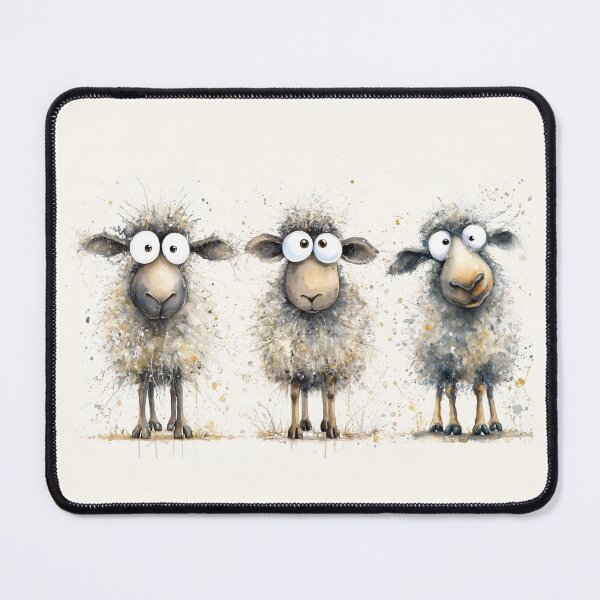 Item preview, Gorgeous Sheep ' All Eyes on Sheep’ BY SHiRLeY MacARTHuR designed and sold by Shirley MacArthur Art.