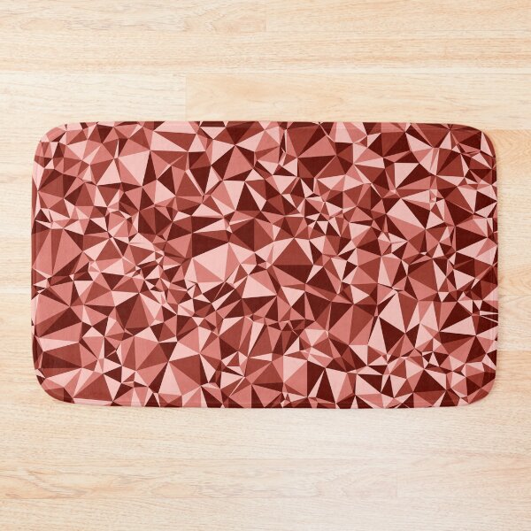 Item preview, Red Triangular Mosaic Pattern Design designed and sold by DymondDesigns.