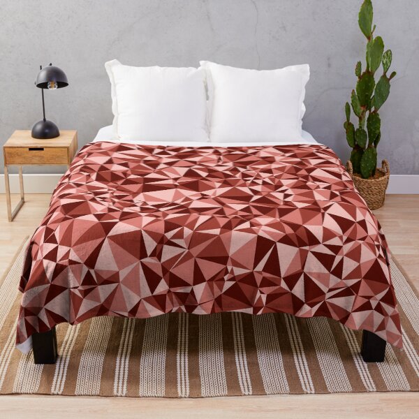 Item preview, Red Triangular Mosaic Pattern Design designed and sold by DymondDesigns.