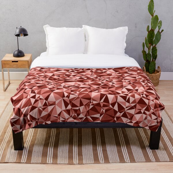 Item preview, Red Triangular Mosaic Pattern Design designed and sold by DymondDesigns.