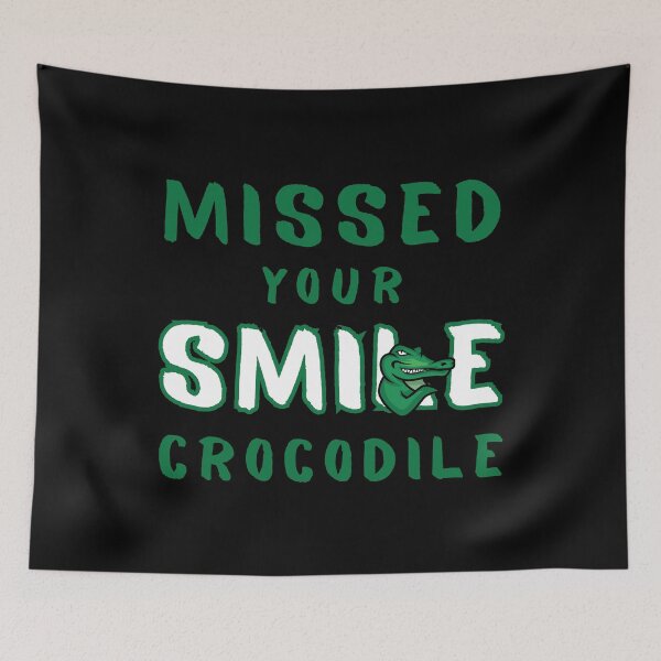 Item preview, Missed Your Smile Crocodile designed and sold by OreliaSun.