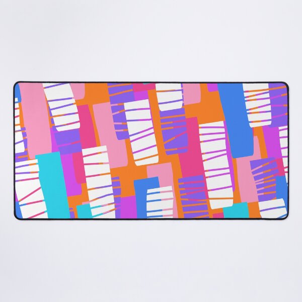 Item preview, Cool Vibrant Multicolor Geometric Pattern in Neon Colors designed and sold by Deutschic.