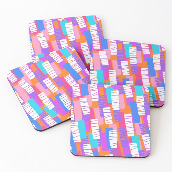 Item preview, Cool Vibrant Multicolor Geometric Pattern in Neon Colors designed and sold by Deutschic.