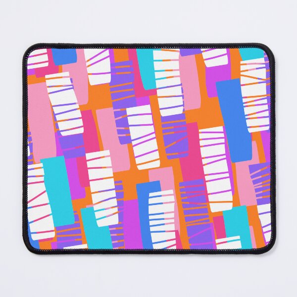 Item preview, Cool Vibrant Multicolor Geometric Pattern in Neon Colors designed and sold by Deutschic.