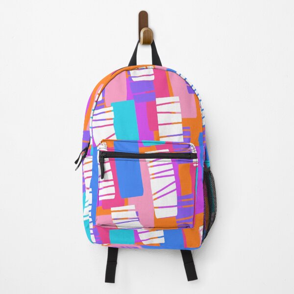 Item preview, Cool Vibrant Multicolor Geometric Pattern in Neon Colors designed and sold by Deutschic.