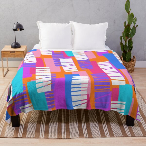 Item preview, Cool Vibrant Multicolor Geometric Pattern in Neon Colors designed and sold by Deutschic.