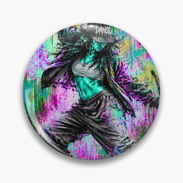 Item preview, Hip Hop Dancer Street Dance Graffiti Urban Art designed and sold by PetruArtDesigns.