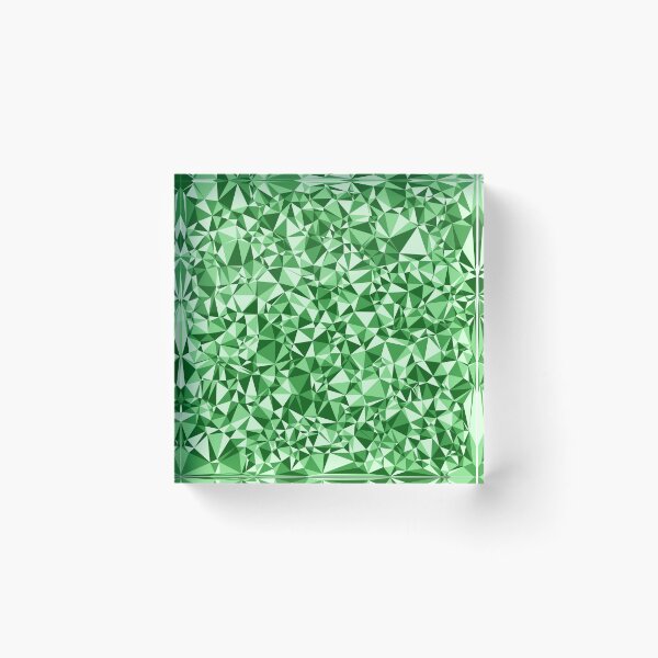 Item preview, Green Triangular Mosaic Pattern Design designed and sold by DymondDesigns.