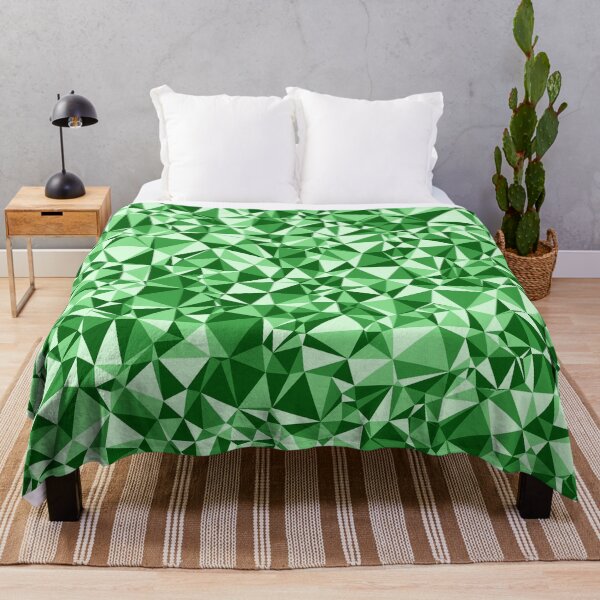 Item preview, Green Triangular Mosaic Pattern Design designed and sold by DymondDesigns.