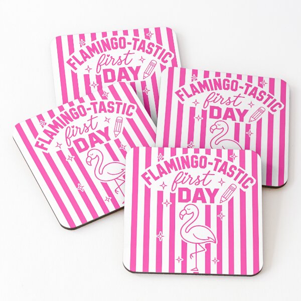 Item preview, Flamingo-tastic First Day Retro Shirt designed and sold by MOCH- ART.