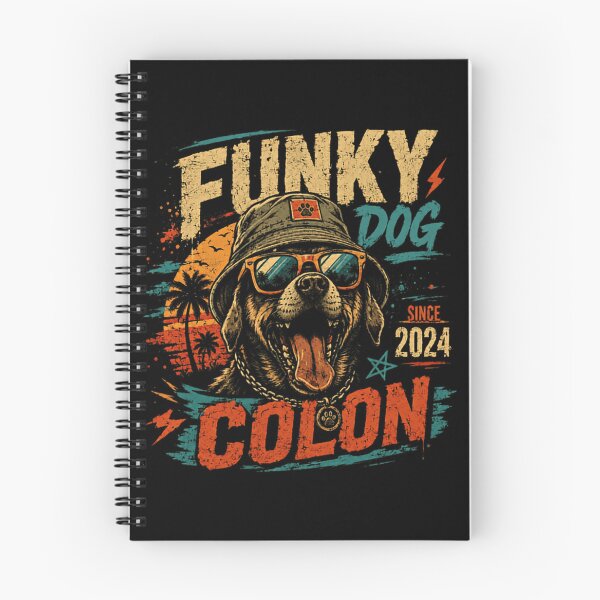 Item preview, Funky Dog Since 2024 Colon Dog Lover Pet Owner Animal Canine designed and sold by SkeletonsDanger.