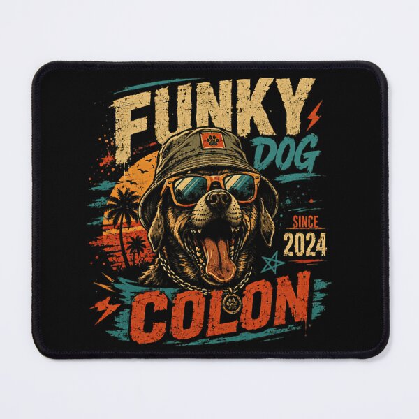 Item preview, Funky Dog Since 2024 Colon Dog Lover Pet Owner Animal Canine designed and sold by SkeletonsDanger.