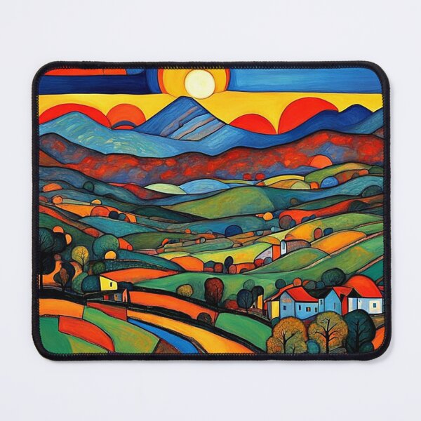 Item preview, Rolling hills with clouds designed and sold by George Hutton Hunter.