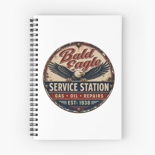 Item preview, Bald Eagle Service Station – Vintage Americana designed and sold by Wilcox PhotoArt.