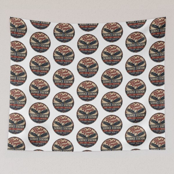 Item preview, Bald Eagle Service Station – Vintage Americana designed and sold by Wilcox PhotoArt.