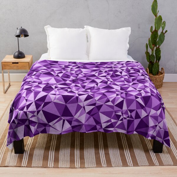 Item preview, Purple Triangular Mosaic Pattern Design designed and sold by DymondDesigns.