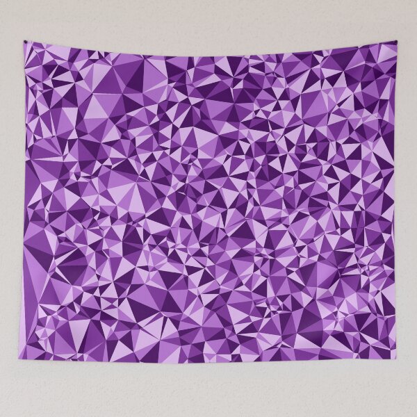 Item preview, Purple Triangular Mosaic Pattern Design designed and sold by DymondDesigns.
