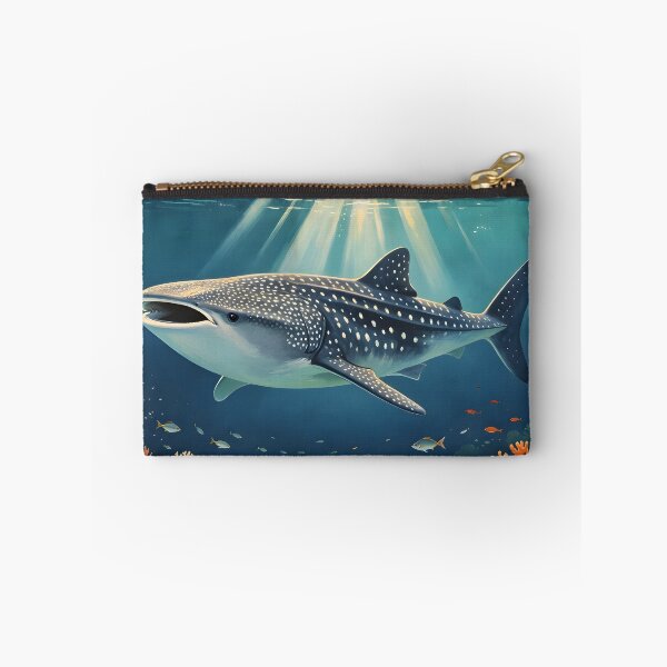 Item preview, Whale Shark - Andaman Coral Paradise – Vintage Marine Poster designed and sold by Spirit of Siam.