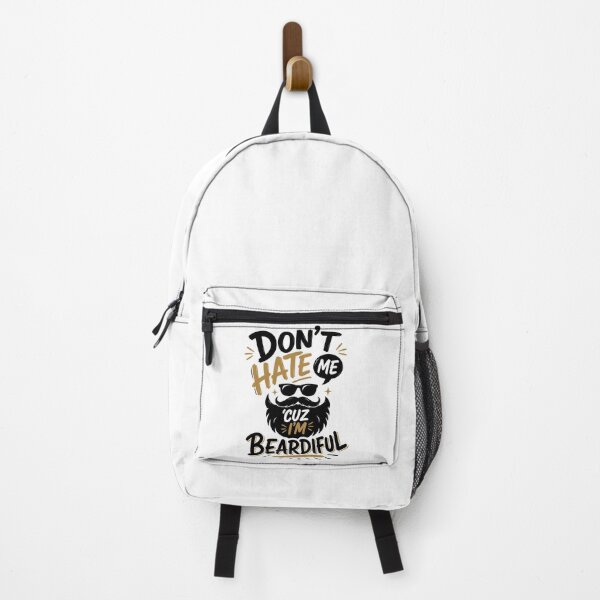 Item preview, Funny Beard Quote, Dont Hate Me Cuz Im Beardiful designed and sold by graphic-genie.