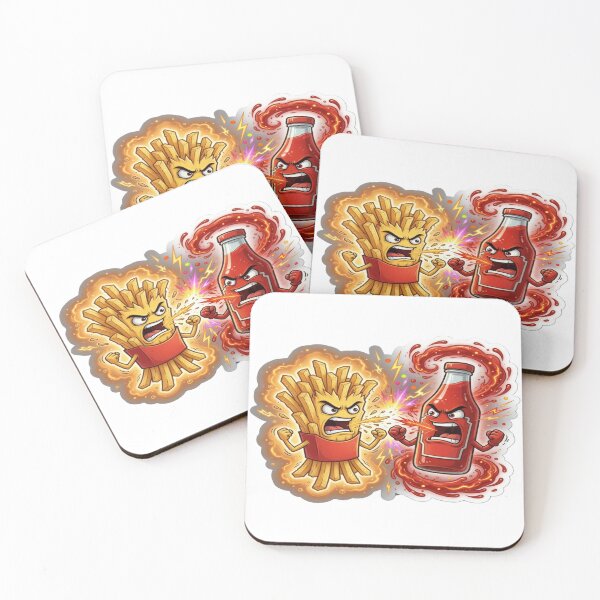 Item preview, French Fries Tomato Sauce Rivalry designed and sold by Imaginarium of Chaos falcon88 .