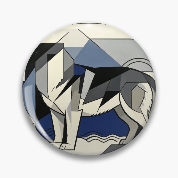 Item preview, cubist animal artwork designed and sold by forget45studio.