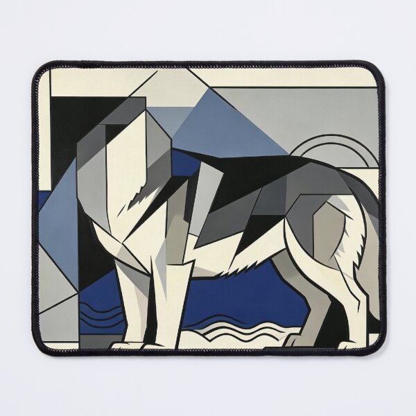 Item preview, cubist animal artwork designed and sold by forget45studio.